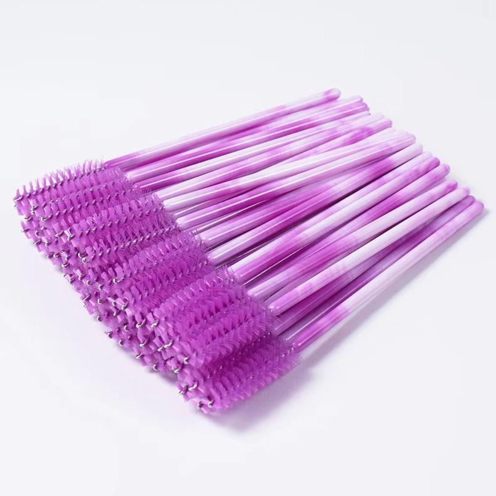 50Pcs Silicone Eyelash Brushes Makeup Tools Eyelash Makeup Brush Mascara Wand Applicator  Makeup Kit