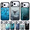 Ozean Walhai Schwimmend weiche Handyhülle für iPhone 17 Air 16e 15 14 13 Pro Max Rückabdeckung für 12 11 Pro Hülle