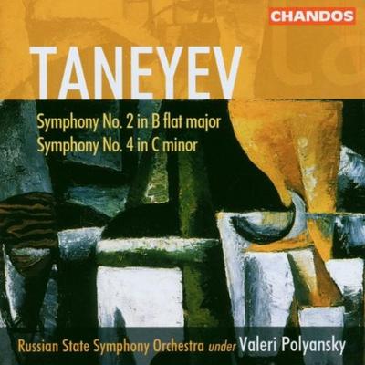 CD SERGEY IVANOVICH TANEYEV, VALERY PO - Symphony No. 2, Symphony No. 4 CHAN9998 Chandos 2002 Europe Classical Used