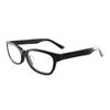 Classic Black Acetate Oval Full-Rim Women's Prescription Glasses Lightweight Comfortable Eyewear for Office and Daily Fashion