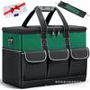 Large Capacity Tool Organizer Bag With 6 Interior 8 Exterior Pockets 35.1cm L X 20.1cm W 34cm H Zipper