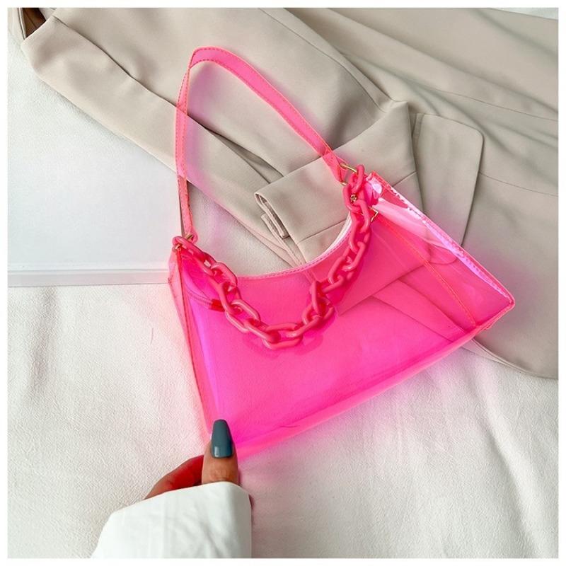 Fashionable Women's Bag, Fresh and Clean Jelly Bag, Women's Underarm Bag, Single-shoulder Small Bag