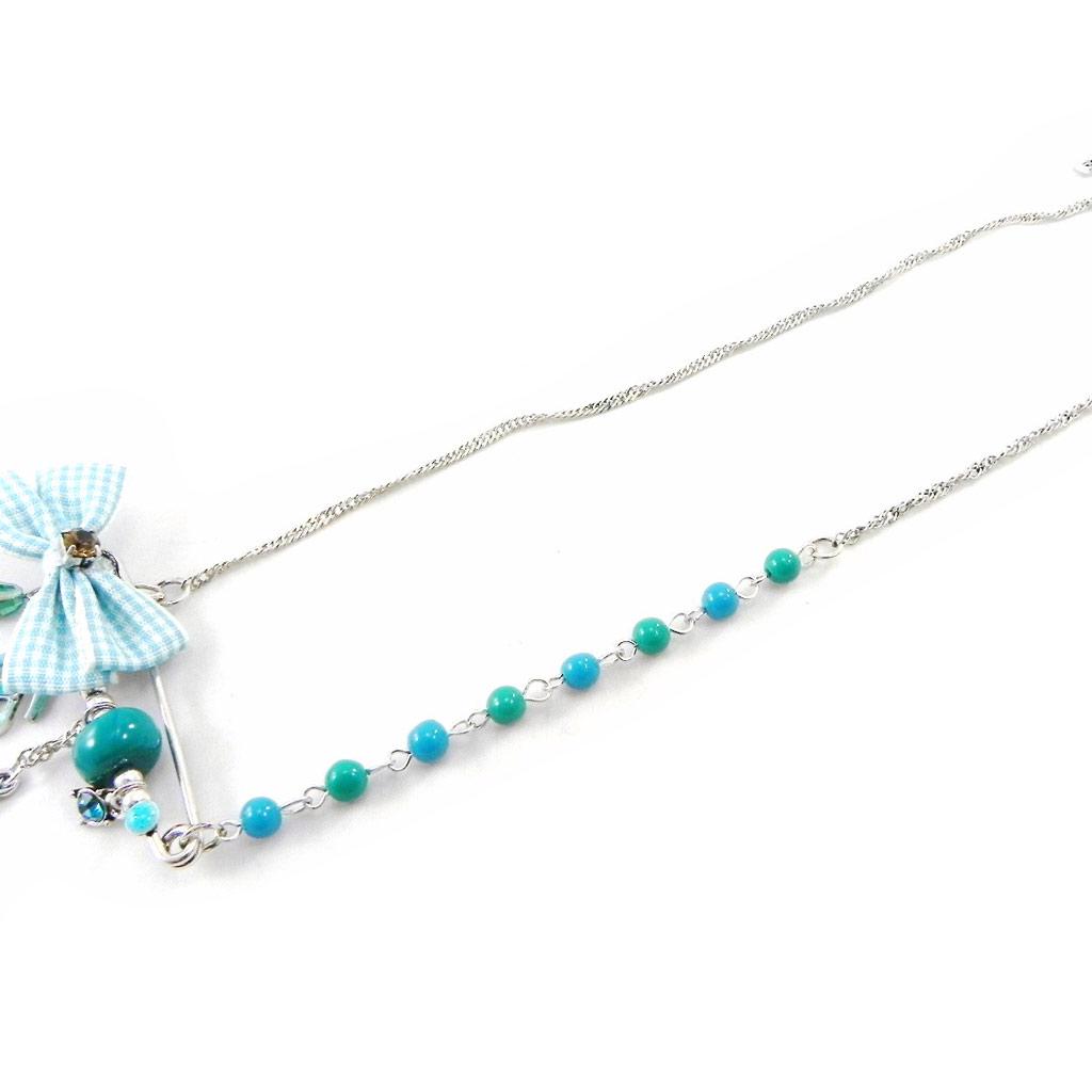 NOA [I5368] - Turquoise 'Emilie' Designer Necklace