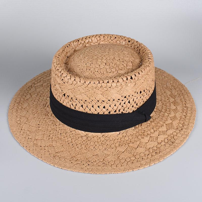 Summer Sun Hat Women 2026 Outdoor Travel Casual Straw Beach Cap Wide Brim Dome Fedora Sombrero Panama Cap