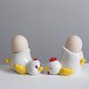 Breakfast Eggs Holders Handmade Porcelain Chicken or Duck Cups Add Elegances To Your Morning Routine Easy To Clean