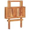 vidaXL Bistrotisch Klappbar 60x60x65 cm Massivholz Teak