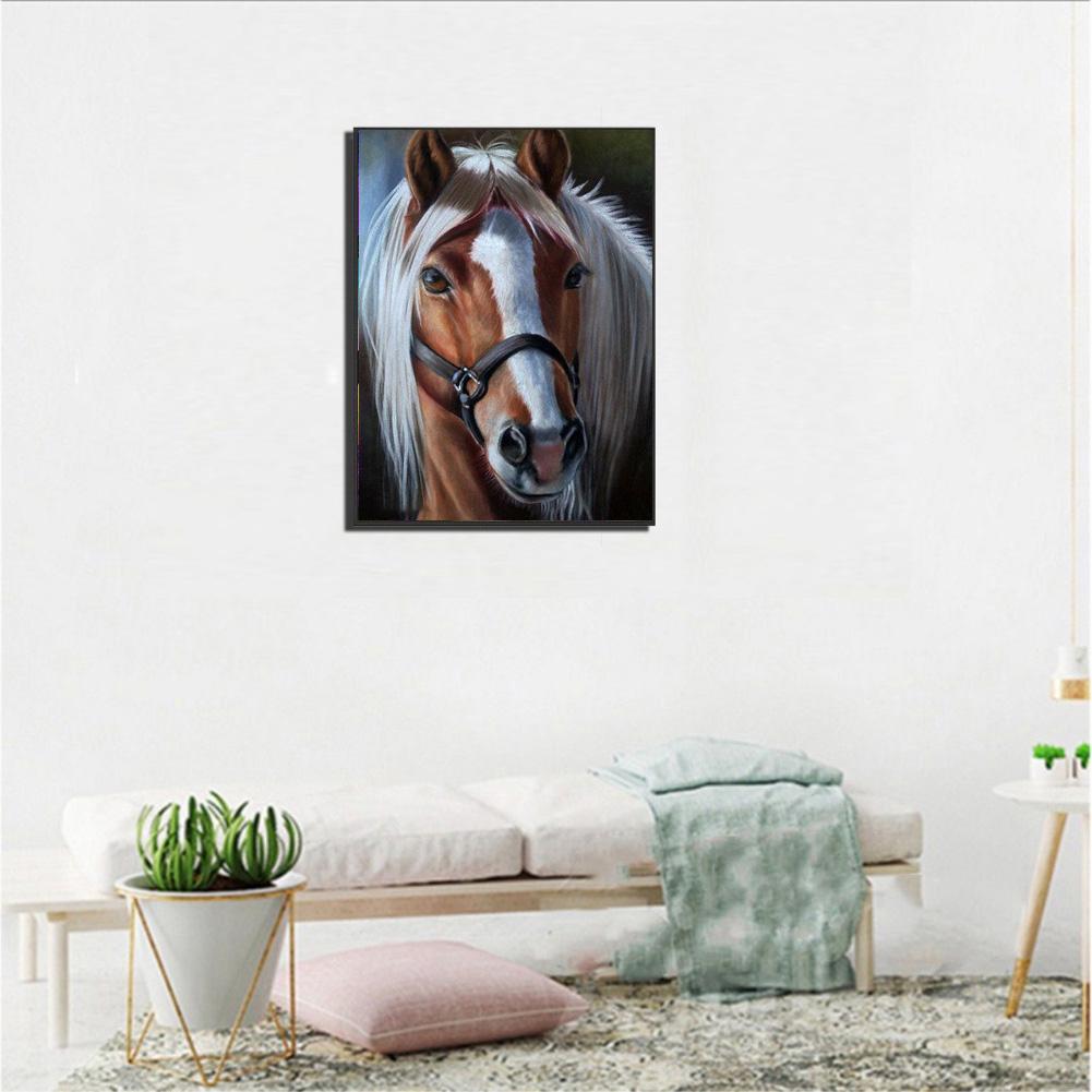 Full Round/Square 5D Diy Diamond Painting Horse Embroidery Full Lay Cross Stitch Kits Home Decor Handmade Gift