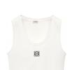 Loewe Cropped Anagram Tank Top 'White/Navy Blue' Women's S359Y23X85-2100