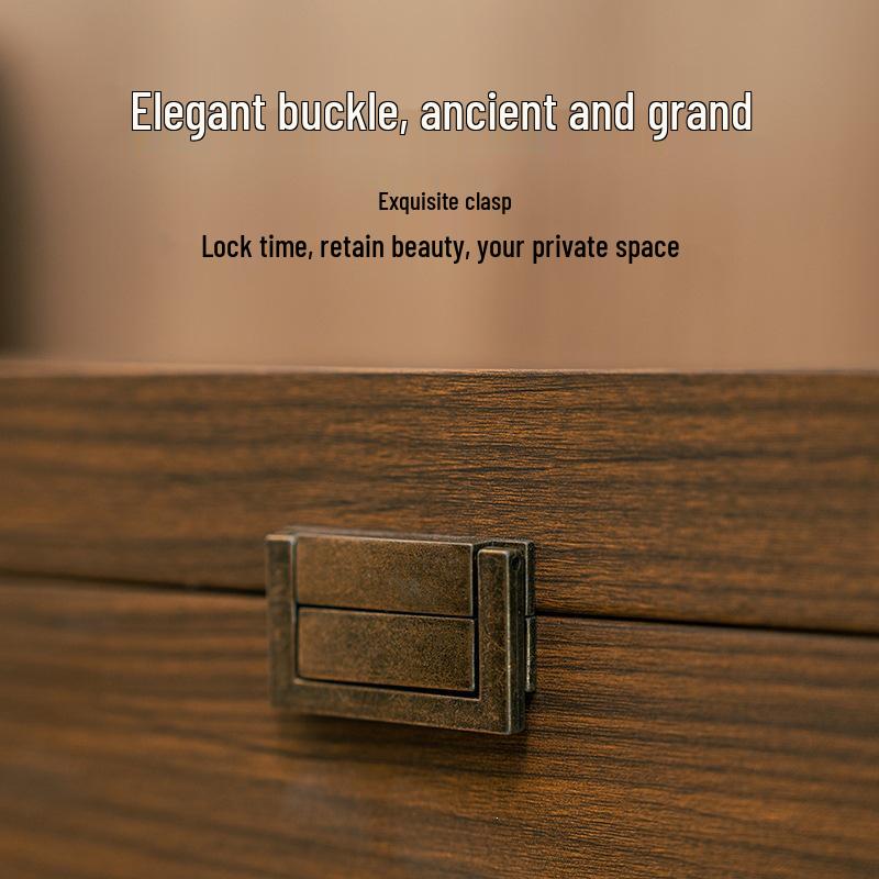 Retro Wood Grain Watch & Jewelry Storage Box - High-Grade Dustproof Display