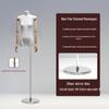 Korean Style Flat Body Female Mannequin with Wide Shoulders for Women's Clothing Display