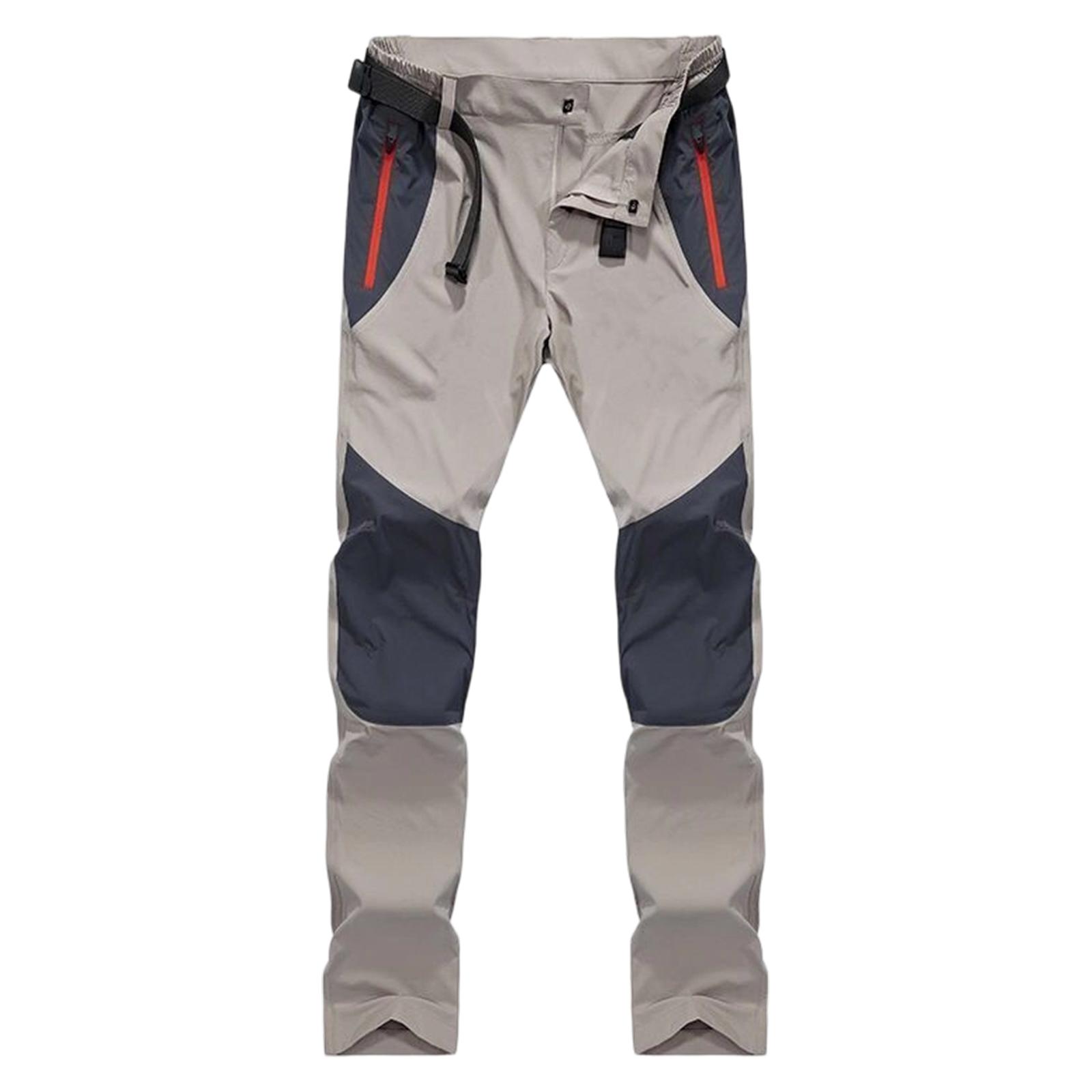 

Mens Multi Pocket Cargo Pants Outdoor Climbing Trousers Casual Style Relaxed Fit Without Belt Pocket Design XL хакі