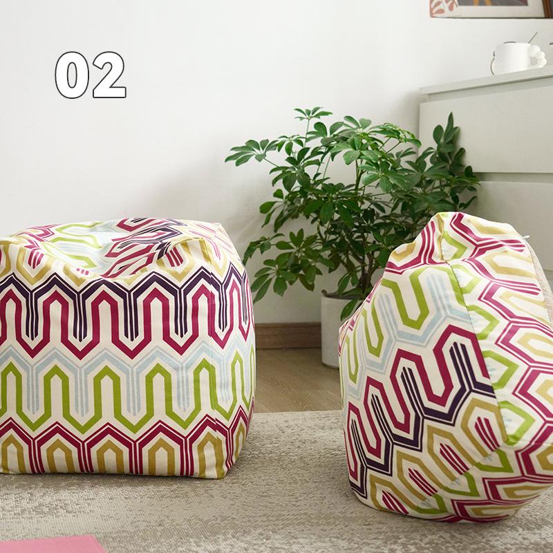 1pc Floor Seat Futon Cover Japanese Style Tatami Cushion Meditation Yoga Mat Pouf Nordic Home Decor Footstool Ottoman Cover