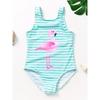 Mädchen Badeanzug Einteiler Niedlich Cartoon Bunt Einhorn Print Ärmellos Badebekleidung Kinder Sommer Strand Badeanzug