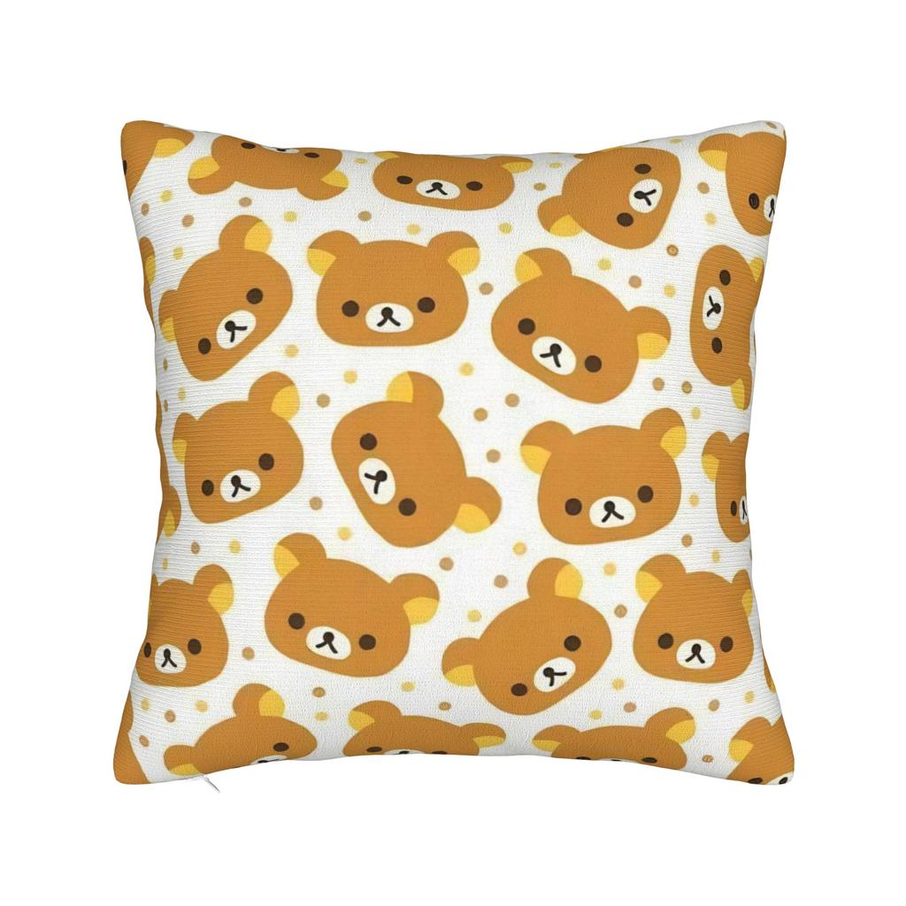 R-Rilakkumas Cartoon Pillow Cover Merch Printed Cushion Cover Decorations Pillow Case Cover Home Multiple Sizes