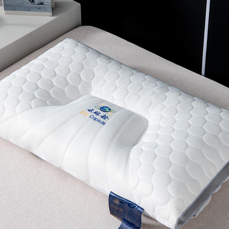 Soybean Fiber Cervical Orthopedic Neck Pillow SPA Massage Function Help Sleep & Neck Protection Household Comfort Pillow