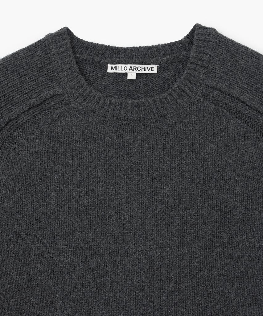 MILLO ARCHIVE Arc Round Knit [Dark Gray]