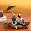 Anniversary Decoration Items | Romantic Couple In a Boat Figurine | Ideal Wedding Gift for Couples & Home Decor | Gift Items