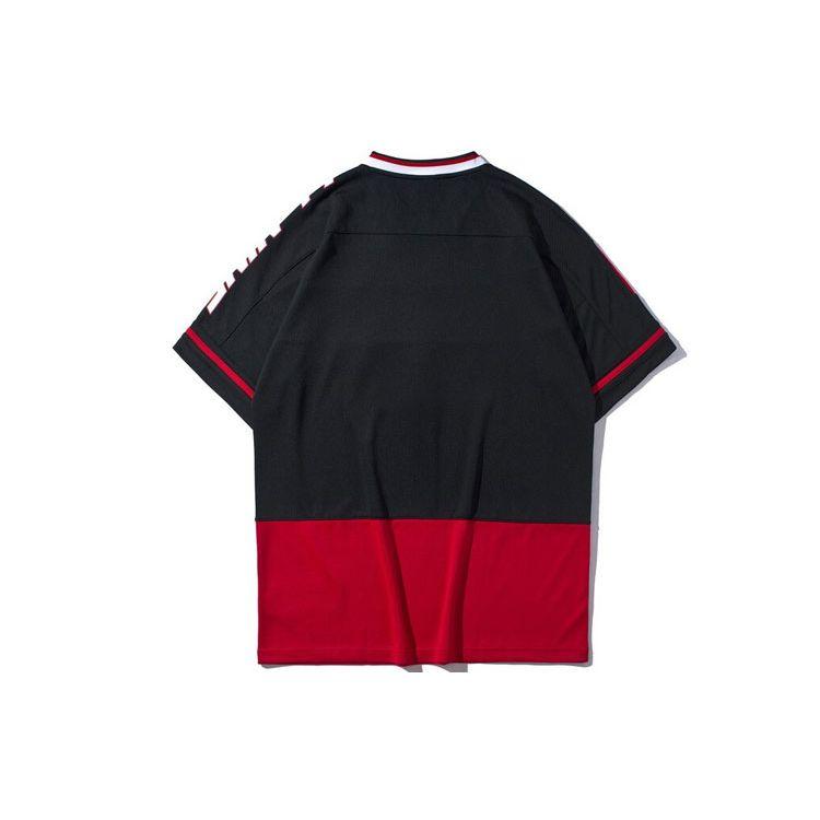 Li Ning Série Mode Sport EDG Équipe Imprimé Lettres Blocs de Couleurs T-Shirt Manches Courtes Homme Hauts Noir AHSP925-1