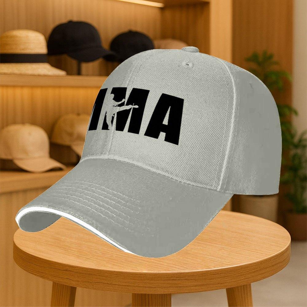 Mma Logo Baseballkappe Unisex Lässige Sportkappe Zum Laufen Reisen Einkaufen Weihnachtsgeschenk