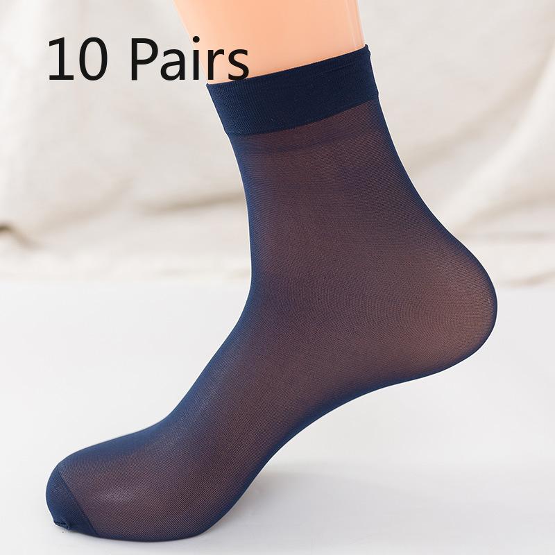 

10 пар женских летних тонких чулок-трубок, которые нелегко зацепить. 10 Pairs темно-синий