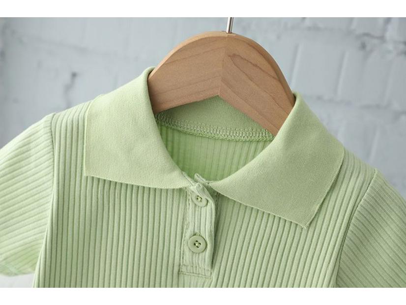 2025 Summer Girls' Fashionable Short-Sleeved Suit: Trendy Two-Piece Sports Outfit for Kids