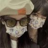 Fashion Korean Yellow Shades Vintage Square Cycling Sunglasses Women Oversized Sun Glasses Fashion Uv400 Eyewear  Goggles