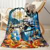 Christmas Nightmare Blanket Warmthful Decor Perfect for Seaside Livingroom Picnics for All Occasions Modern Gift for Travel Home Birthdays