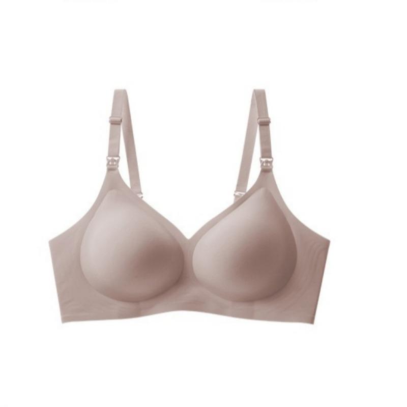 European Style Plus Size Seamless Wireless Maternity Nursing Bra Comfort Intimates for Pregnant  Postpartum Women