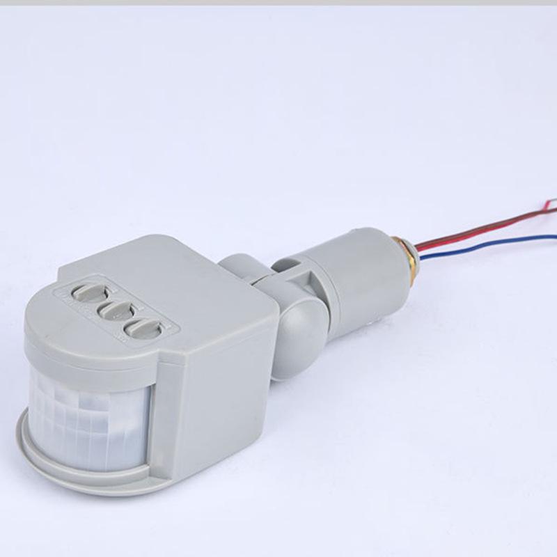 Radar Sensor Switch 220V Microwave Floodlight Controller with Smart Adjustable Delay