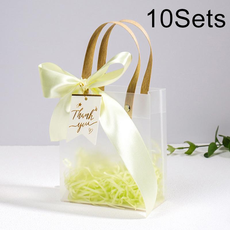 

10 шт. Для упаковки праздничных подарков, покупок, принадлежностей для дня рождения, свадебных принадлежностей жёлтый