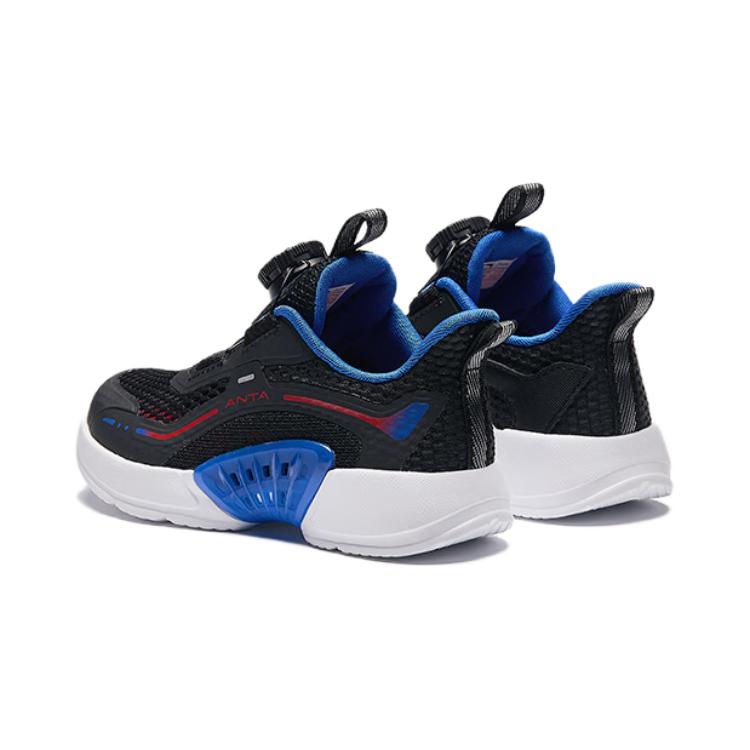 Anta Comfortable Breathable Shock Absorbing Durable Low Top Kids Running Shoes Kids Sneakers Black Blue Red A312429904-3