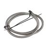 Black Braided Oil Fuel Fitting Hose AN4 AN6 AN8 AN10 AN12 Auto Fuel Hose Pipe