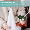 10Pcs Foam Cones for DIY Crafts White Polystyrene Cones Kids Preschool Kindergarten Church Home Art Projects Painting Gluing