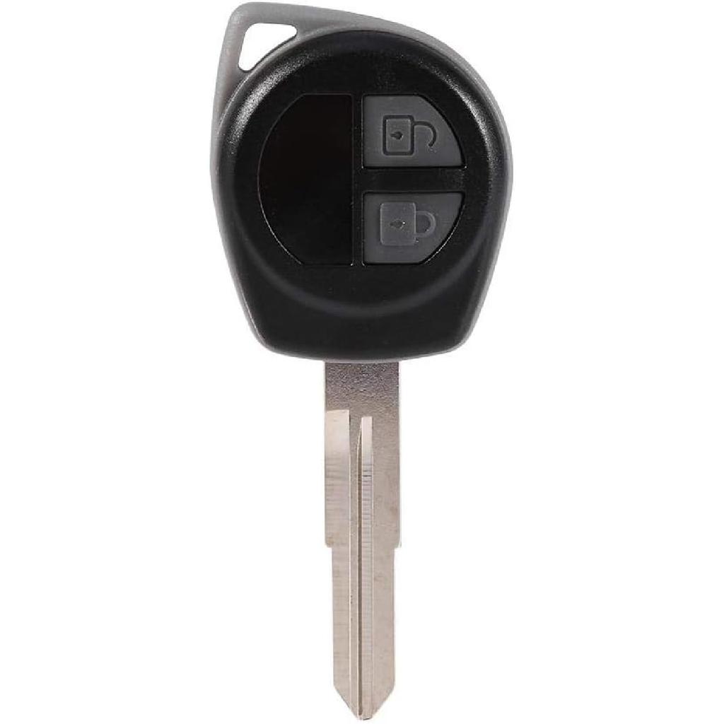 GOTOTOP Key Fob Cover 2 Buttons Remote Key Shell Case Fob Fit for Vitara Swift Ignis SX4 Liana Alto (Black)
