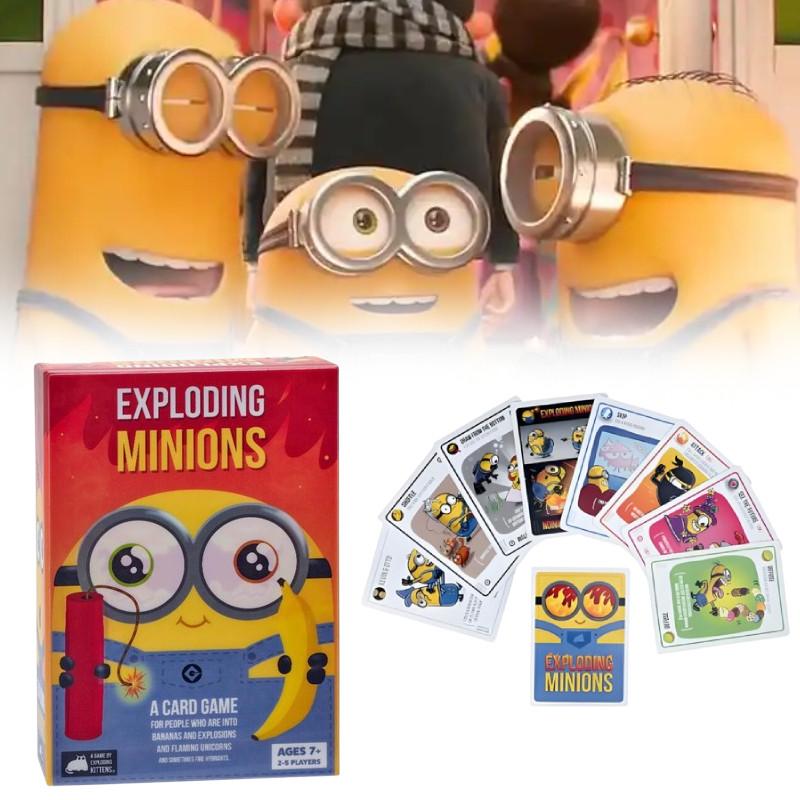 Exploding Minions Card Game With Interactive Fun For Family And Friends