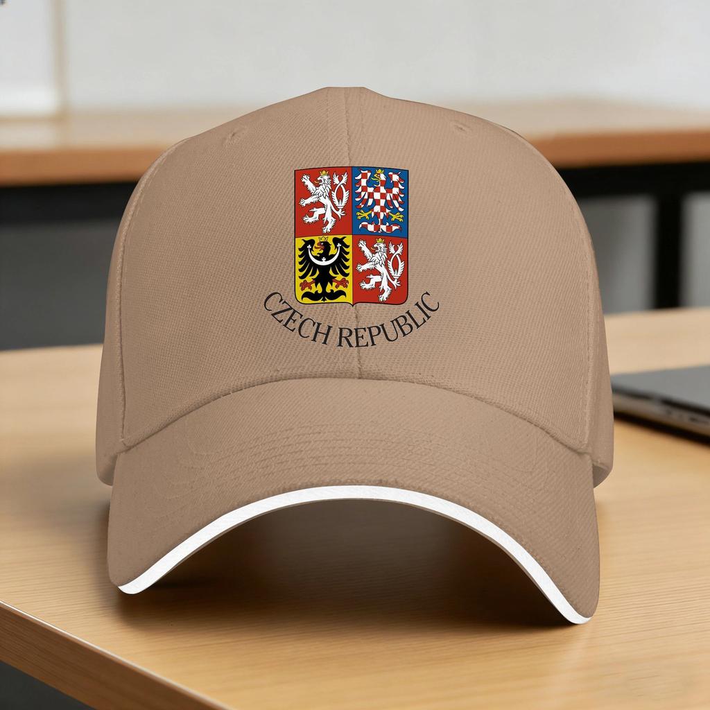 Cappellino da Baseball con Stemma della Repubblica Ceca Sole Estate yk Cappello Trucker Fresco per Unisex Unisex Tennis Skate Cappellini da Baseball