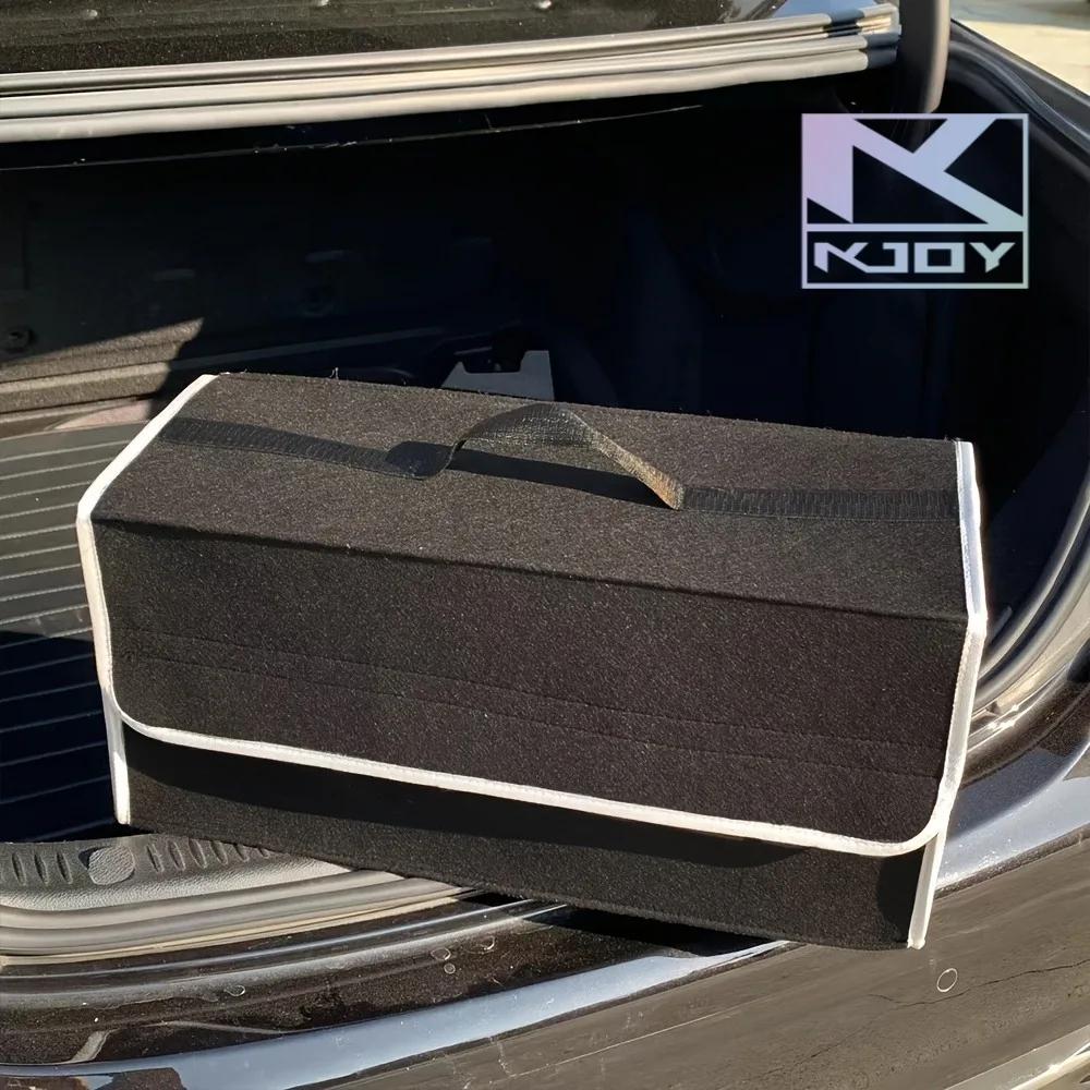KKJOY Car Trunk Organizer Anti-Slip Boot Soft Felt Compartment Bag Durable Vehicle Storage Tool Box Accessory