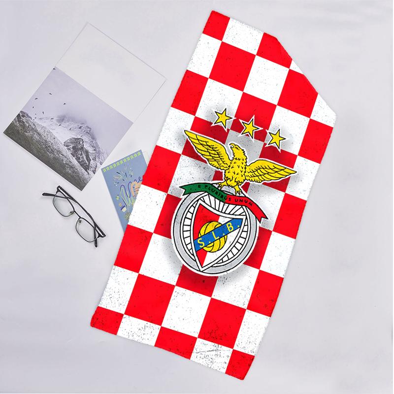 Benfica Fc Fashion Beach Towel: Ideal for Summer Adventures Soft, Absorbent and Quick Drying Suitable for Swimming and Bathing