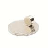 10pcs 8x4mm  Magnets with Adhesive -  Round Metallic Magnets for Fridge, Notes & Home Decor