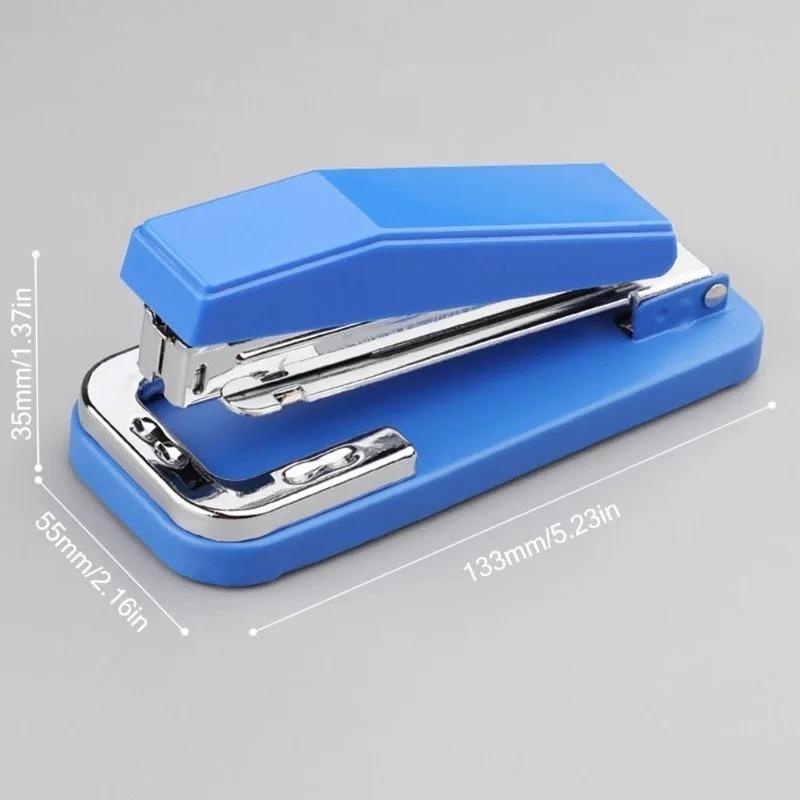 360 Degree Rotary School Stapler Heavy Duty Stapler Effortless Long Stapler Office Bookbinding Supplies