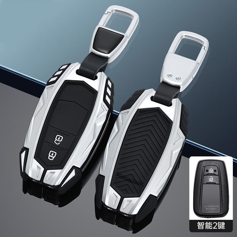 Car Key Fob Cover Case Holder Shell For Toyota Rav4  Hybryd Camry 70  Prado Corolla Sedan  Keychain Accessories