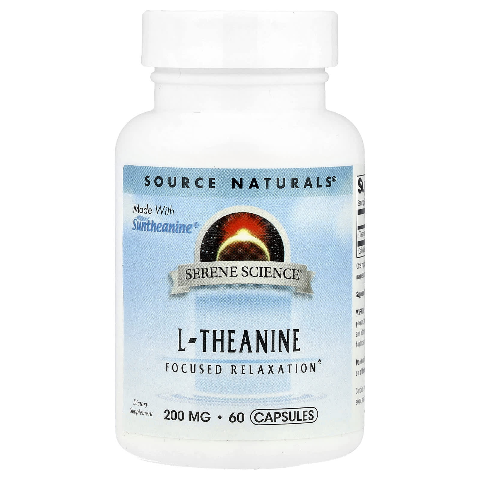 

Serene Science, L-Theanine, 200Mg, 60 Capsules