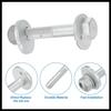 Suspension Arm Alignment Eccentric Adjustment Cam Bolt Camber Screw Fit for Nissan Armada 5.6L 2005-2015 No.545802S400/545802S40A - Pack of 3 Durable