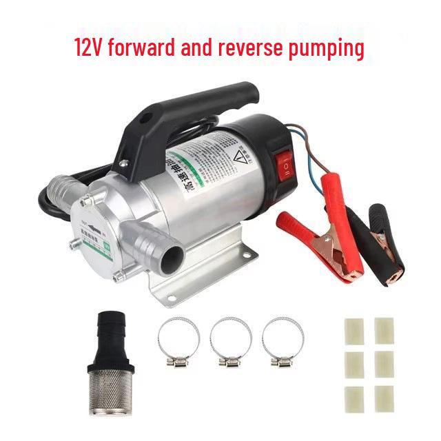 

Мультинапряжение (12В/24В/220В) Электрический насос для перекачки топлива 50 л/мин для масла, дизельного топлива, керосина