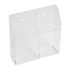 Acrylic Remote Control Holder Clear Universal Remote Control Box MultiPurpose Wall Mount Remote Control Organizer