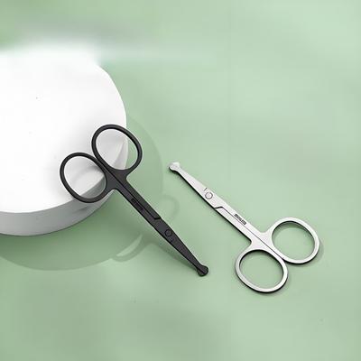 Edelstahl Verdickte Nasenhaarschere Kleine Nasenhaarschere Schönheitswerkzeuge Augenbrauentrimmschere