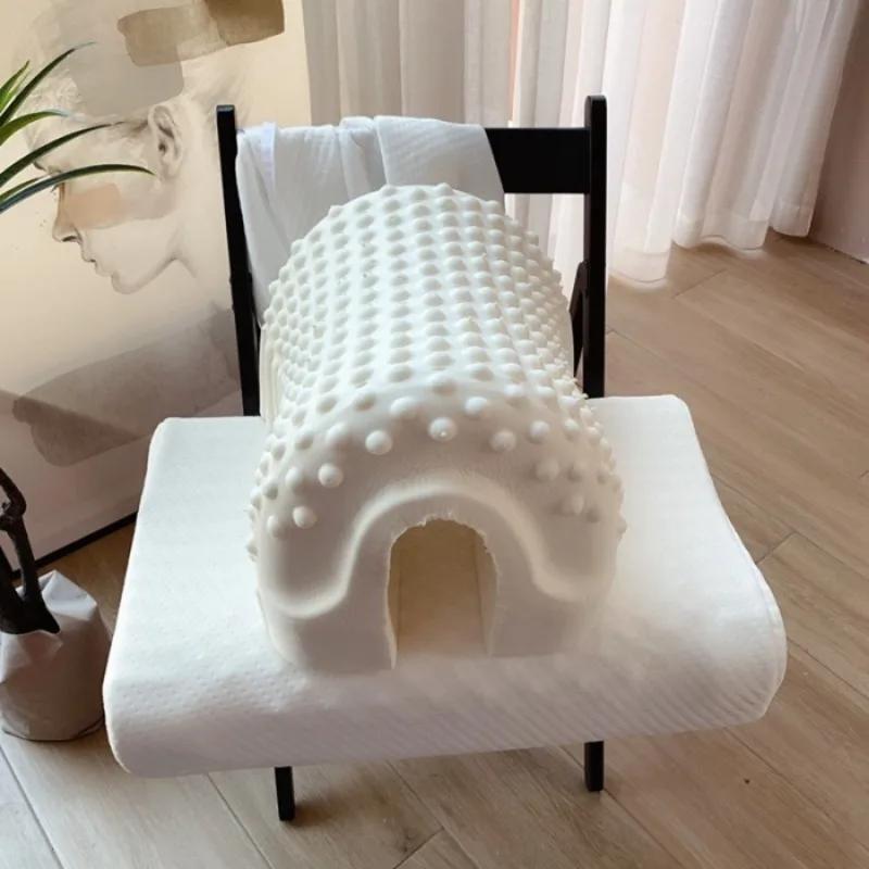 2024 New Thai Natural Latex Pillow Natural Rubber Pillow Core Cervical Spine Protection Sleep Single Massage Curve