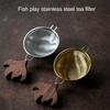 Tea Accessories Stainless Steel Tea Strainer Fine Mesh Wooden Handle Tea Filter Easy To Clean Tea Sifters Home Use
