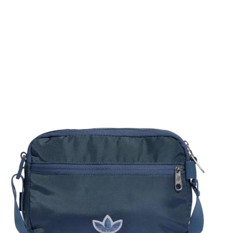New Adidas Originals Premium Essentials Polyester Shoulder Bag, Crossbody Bag Small Unisex Ink Blue IS4600
