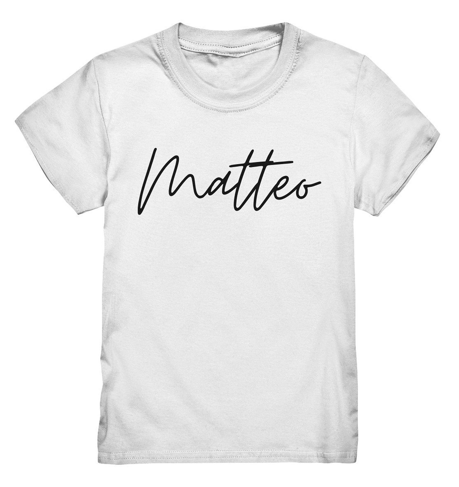 T-Shirt Name Personalized Children s Name Gift Idea Name Wish Boys Desired Name - Kids Premium Shirt 3XL
